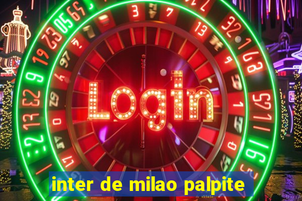 inter de milao palpite